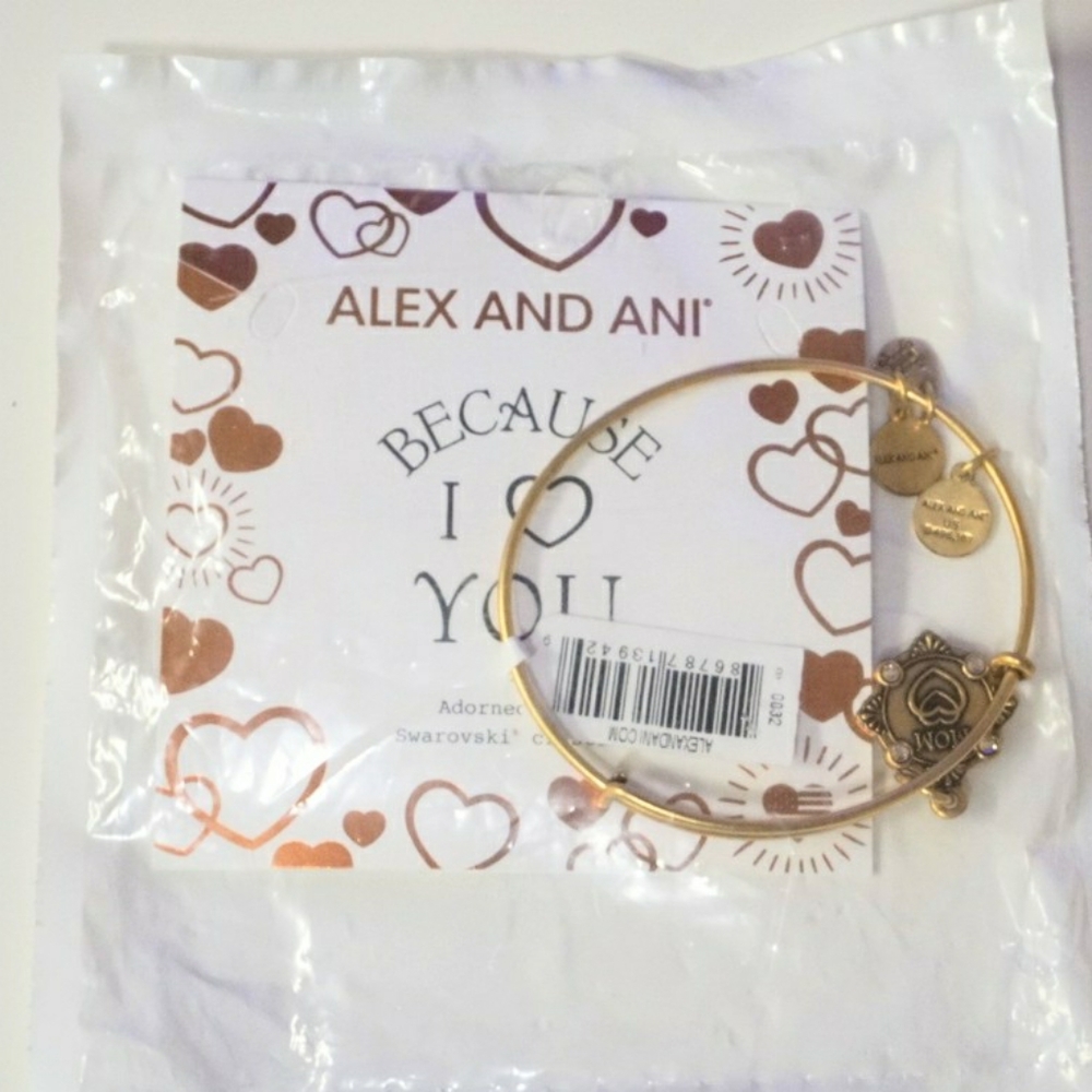 2 for 1! Alex & Ani "Because I love you" bracelets